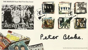 Beatles: Peter Blake - Autógrafo firmado primer día portada certificado de autenticidad - Imagen 1 de 5
