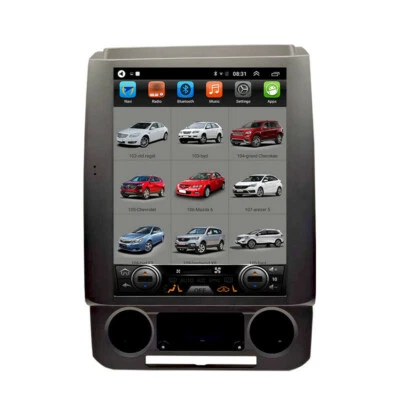 12.1" Android 10 Tesla Vertical Screen Gps Radio For Ford F-150 F-250 2015-2019 Foto 1 de 4