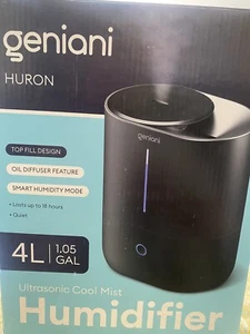 Geniani Top Fill Cool Mist Humidifier - Black - Picture 1 of 3