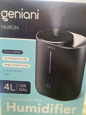 Geniani Top Fill Cool Mist Humidifier - Black - Image 1 of 3