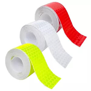 3 Rollen Reflexband Outdoor Wasserdicht, Reflektierendes Warnband, Anhänger Ref - Bild 1 von 12