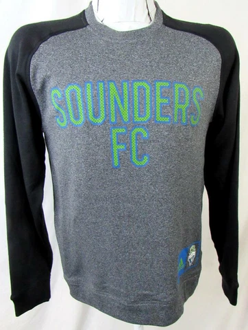 Seattle Sounders FC Mens S M or L Adidas Performance Crew Sweatshirt SSO 7 Cover