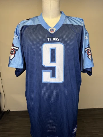 Vintage Steve McNair Tennessee Titans Authentic Reebok NFL Jersey • Size 54 Cover