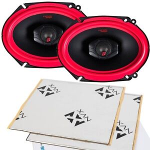 Cerwin-Vega V468 6x8" 2-Way Car Speaker + Free 1.38 sq. ft. Sound Deadening