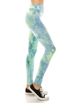 Leggings de cintura alta macia amanteigada estampada regular e + tamanhos disponíveis!! - Imagem 1 de 4