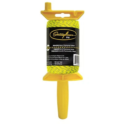 500 foot Black/Hi Viz Yellow Builders Brick Laying Measuring Line String 150m - Image 1 of 1