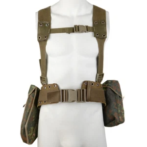 Genuine Original German Military 5 Piece Harness Set - Flecktarn Camouflage - Picture 1 of 10