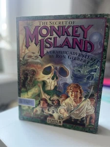 MI 1 - Monkey Island 1 - The Secret Of Monkey island - Original Box - PC / DOS - Zdjęcie 1 z 3