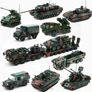 Bekool Militärische Serie Bausteine Set Militär Panzer LKW Fahrzeuge - Bild 1 von 20