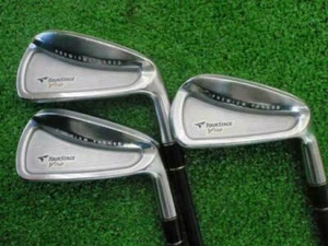 BRIDGESTONE TOUR STAGE V-IQ FORGED 6PC TSI S-FLEX IRONS SET GOLF 10277 - Picture 1 of 4