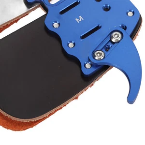 Rustic Leather Archery Finger Tab Right Hand Archery Finger Guard For Shoot CM - Picture 1 of 12