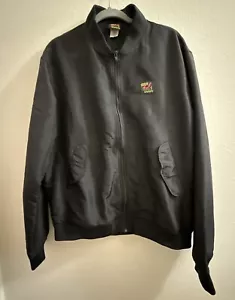 Vintage L 90’s Surf Style logo 1/2 zip windbreaker jacket men’s blue OSFA USA!! - Picture 1 of 4