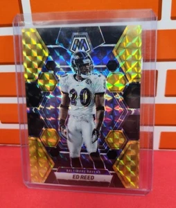2023 Panini Mosaic Ed Reed Choice Black Gold Prizm #ed 8 - RARE - Picture 1 of 11