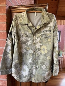 Spell Eden Camo Twill Jacket Size XL. Excellent Condition. 🌻 - Picture 1 of 13