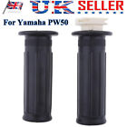 1 Pair Black Twist Hand Grips For Yamaha Pw50 Py50 Fits 22mm 7/8" Handle Bars Uk