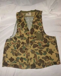Black Sheep Hunting Clothing Camo Vest  Size M Vintage Dallas Texas  - Picture 1 of 7