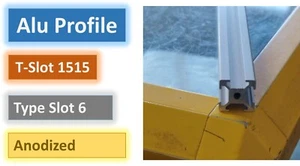 1515 Aluminium Extrusionsprofil - T-Steckplatz 6 - T-Steckplatz 1515 - 3D-Drucker & CNC - Bild 1 von 1