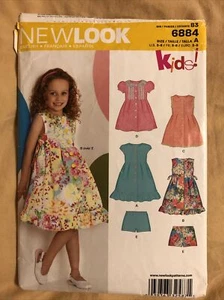 Robe neuve look enfants filles taille A 3-8 motif 6884 COUPE - Photo 1/3