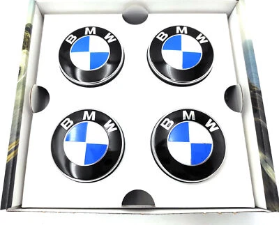 BMW 1 2 3 5 6 7 8 X OEM G-Series Floating Fixed Wheel Center hub cap 56mm SET Foto 1 de 4