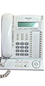 System telefoniczny Panasonic KX-T7633 jasnoszary telefon przewodowy telefon systemowy biuro - Zdjęcie 1 z 2