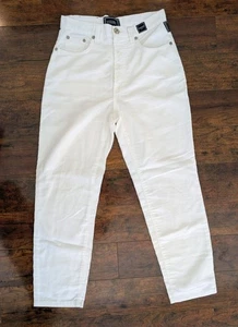 Vintage VERSUS VERSACE Couture Cord Jeans Gr. 30 High Rise Straight weiß - Bild 1 von 12