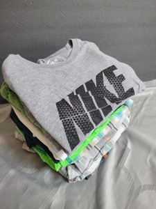 Lot of 9 pc Boys Size 7 - 8 summer clothes Shirts Shorts GUC Nike, etc - Picture 1 of 9