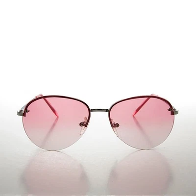 Chic Farbverlauf Pink Linse 90er Sonnenbrille - Flow - Bild 1 von 4