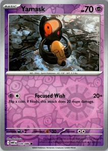 Yamask Reverse Holo Common SV: White Flare 039/086 NM - Picture 1 of 2
