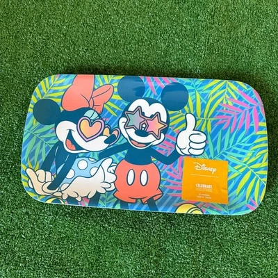 Mickey & Minnie Mouse Disney Summer Tropical Serving Tray Celebrate Together NWT - Image 1 of 4
