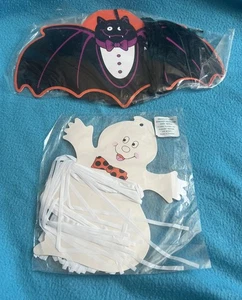 Vintage | 1992 Batty & Iridescent Ghost Streamer Deko aktuell Halloween - Bild 1 von 10