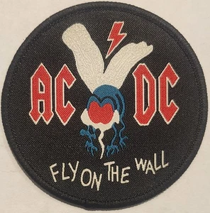 AC/DC Fly on the Wall silk screen Iron on patch - Picture 1 of 1