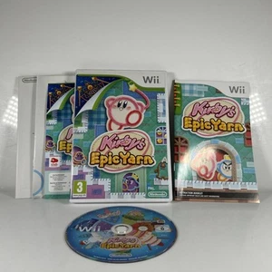 Kirby's Epic Yarn Wii Game DIVG The Cheap Fast Free Post Very Good Condition - Picture 1 of 14