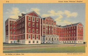 # K2394    LISBON,  TX.       POSTCARD,  VETERANS HOSPITAL - Picture 1 of 2