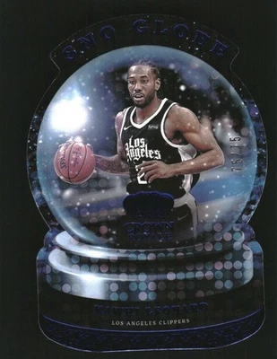 2021-22 Crown Royale Sno Globe Blue #9 Kawhi Leonard /75 - Image 1 of 2