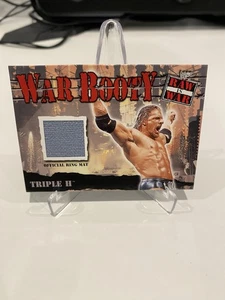 2001 Fleer WWF Triple H Raw is War Booty Ring Mat Relic - Picture 1 of 2