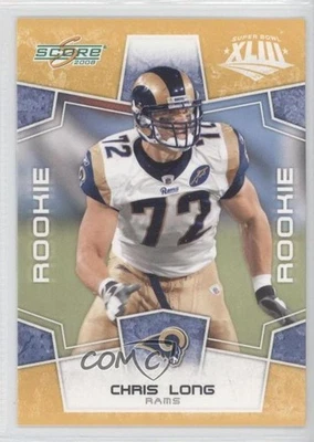 2008 Score Rookie Factory Set Yellow Chris Long #332 Rookie RC - Image 1 of 2