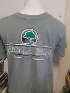 Vintage Niagara Falls Canada WAM T-Shirt Single Stitch GREEN Size Large - Picture 1 of 5
