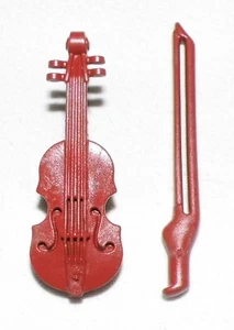 25952, 1x Geige, Violine, mit Bogen, Musikinstrumt, rotbraun (Set 5300, 5308) - Picture 1 of 1