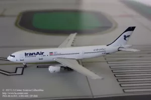Phoenix Model Iran Air Airbus A300-600 in vecchio colore pressofuso modello 1:400 - Foto 1 di 1