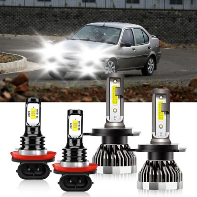 LED Headlight Bulbs Fog Light kit Super bright For Ford Fiesta Ikon 2011-2015 - Image 1 of 4