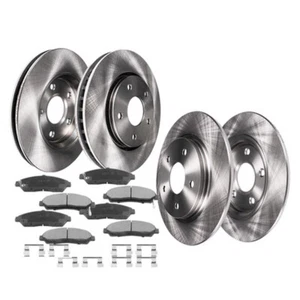 Rotores delanteros 330 mm y rotores traseros de 334 mm + pastillas de freno para Honda Pilot Acura MDX ZDX - Imagen 1 de 10
