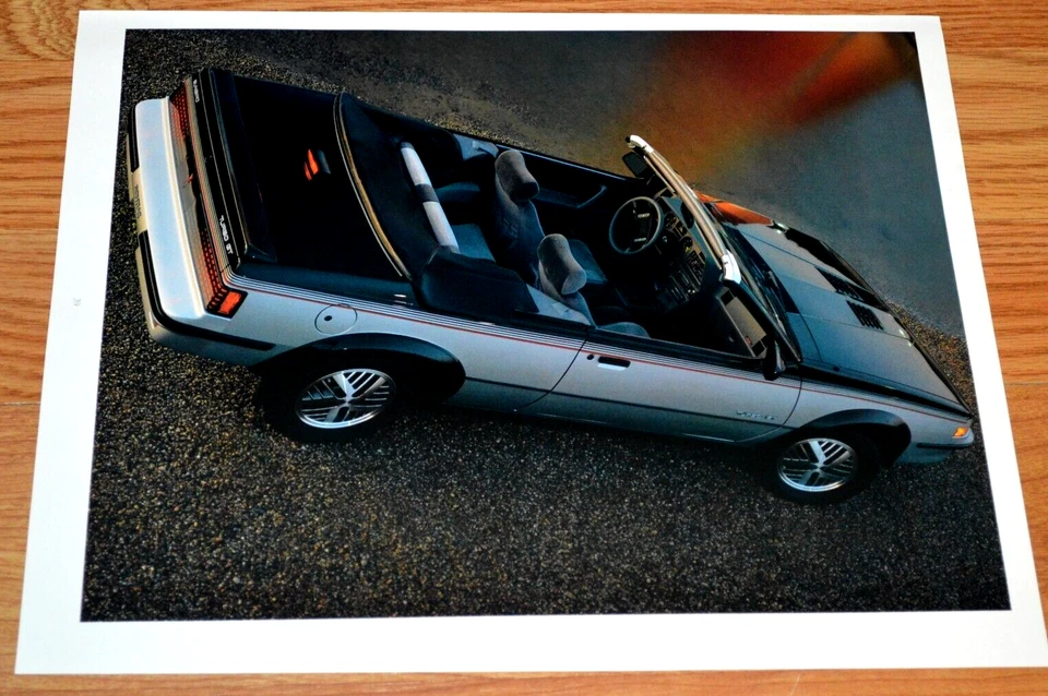 Pontiac Sunbird Turbo GT 1986 convertible anuncio original concesionario 86 Foto 1 de 1