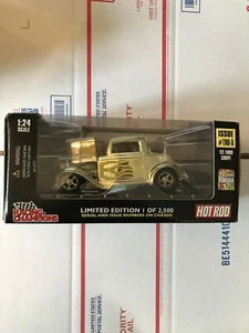 1998 HOT ROD '32 FORD COUPE 1932 Gold 50th TRUS Racing Champions 1:24 1/2500 - Picture 1 of 9