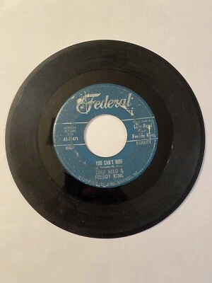 Lulu Reed And Freddy King: you can't hide / watch over me Federal (5) 7" Single - Image 1 of 2