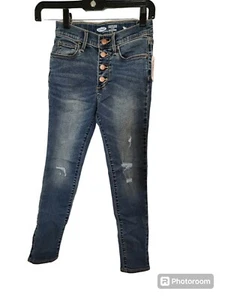 Old Navy Rockstar Super Skinny Jegging Highrise Distressed Jean - Picture 1 of 4