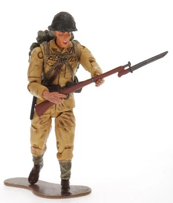 WWII Japanese NLF Marine 1:18 Scale Figure: Pvt. Higashiyama - Image 1 of 4