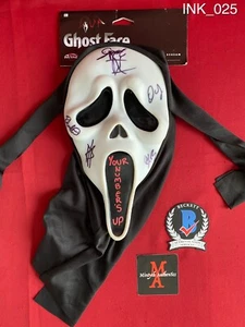 Ice Nine Kills full band signed Ghostface Scream mask Spencer Charnas Beckett - Picture 1 of 14