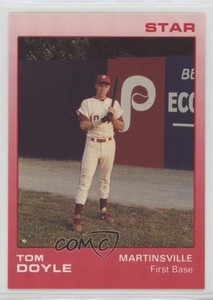 1988 Star Martinsville Phillies Tom Doyle #11