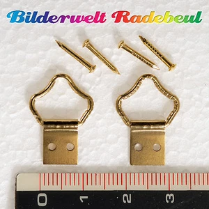 Bild-Aufhänger für Gemälde, Bilderrahmen und Keilrahmen Bilderhaken Zierklappöse - Bild 1 von 1