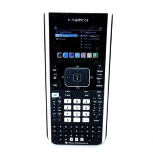 Texas Instruments TI-Nspire CX Graphing Calculator Black TESTED WORKS - Picture 1 of 8